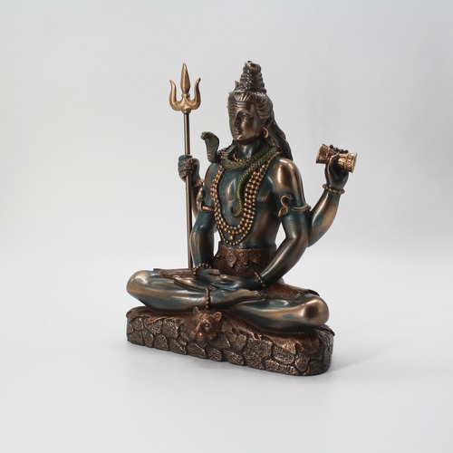 Shiva Padmasana Resin Material idol, Shiv Murti, Sitting Shiva Idol,